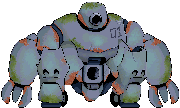 Robot Shake Made with Aseprite