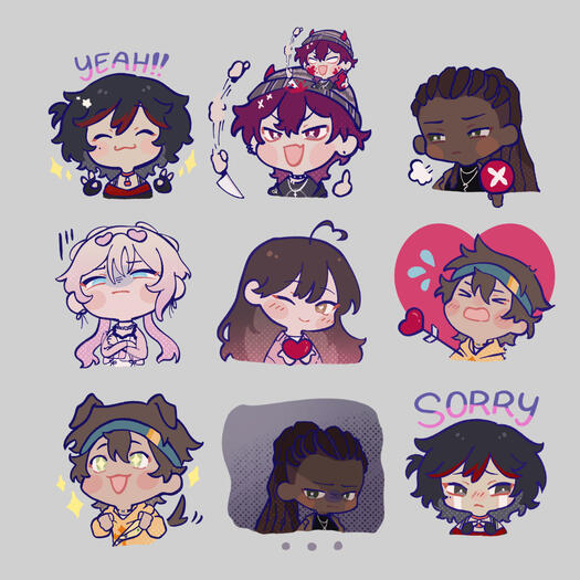 Sticker Sample